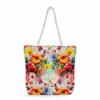 Multifunctional Flower  Printed Thick Rope Shoulder Beach Bag 7578 KTB