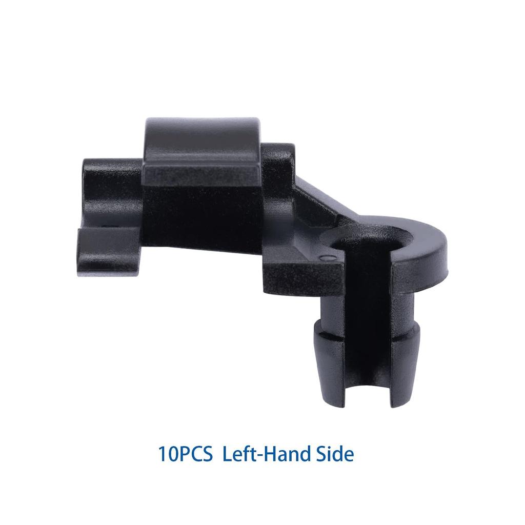 10 Juegos de Clips para Extremo de Varilla de Pestillo de Puerta de 1/4" de Agujero, 5/32" de Diámetro de Varilla, aptos para AMC Chrysler GM Ford
