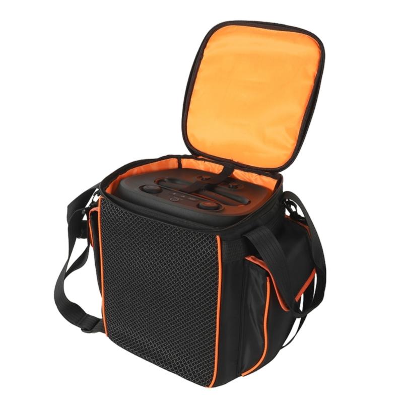 Protective Storage Bag for Encore2 Portable Speaker Case Holder With Adjustable Shoulder Strap And Multiple Pockets