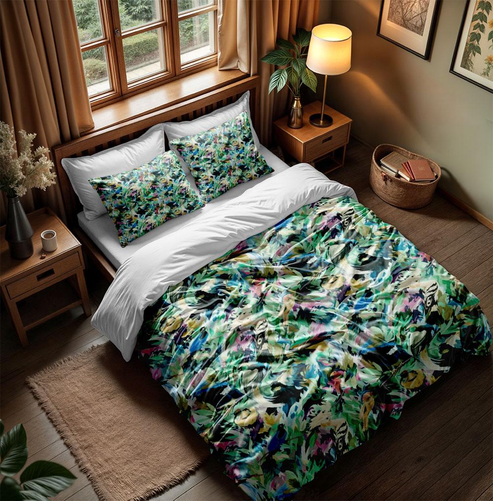 

Comforter Samba Birds Of Adornment King Queen Double Full Twin Single Size Set Comforter (quilt)-EU Single(135*200cm)3pcs