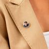 Custom Photo Pin Brooches Personalized Pictures Stainless Steel Clothing Brooch for DIY Personal Pet Holiday Gift Backpack
