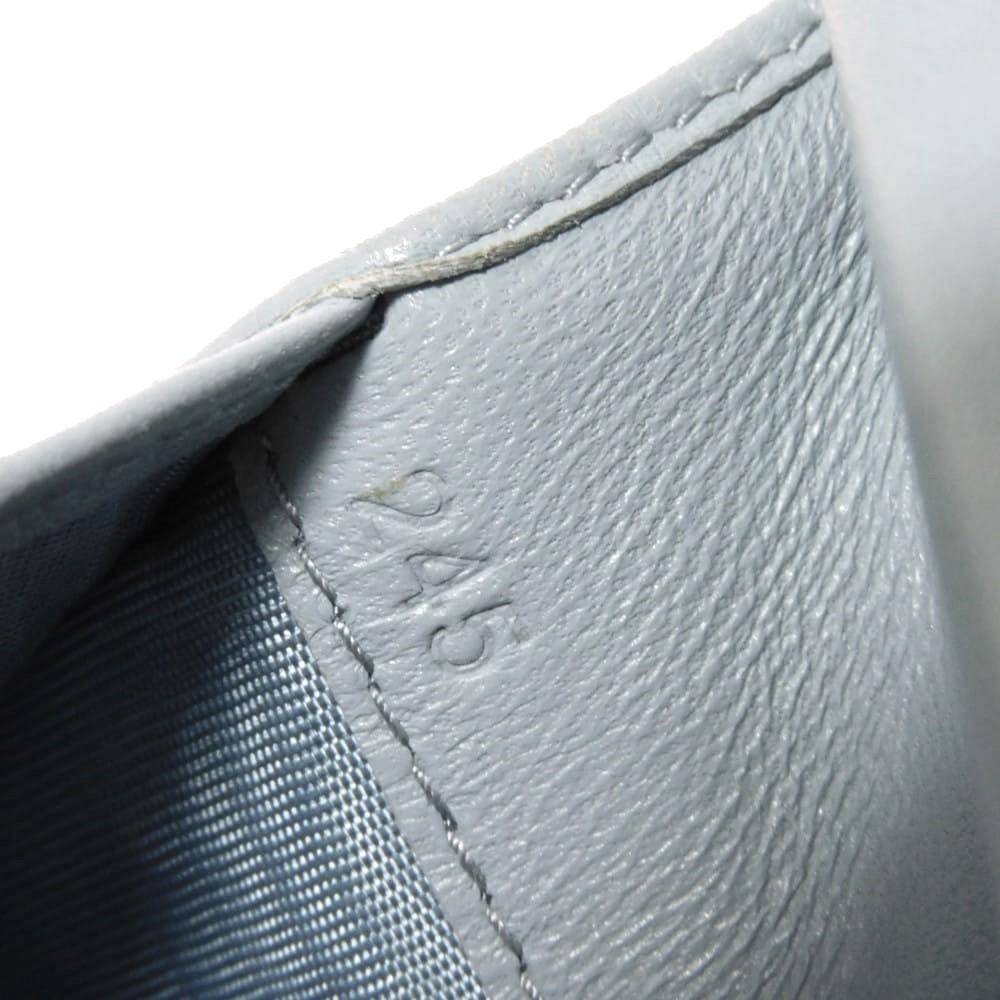 Used Matelasse Compact Zip Wallet (5ML002 N88 F0012 7941) with RFID and Lambskin. Metal logo. Cielo Women's from Japan