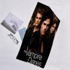 1pc The Vampire Diaries3 Beach Towel, Beach and Seaside Swimming Pool Equipment, Fashion Pattern, Rectangular, Travel Essentials