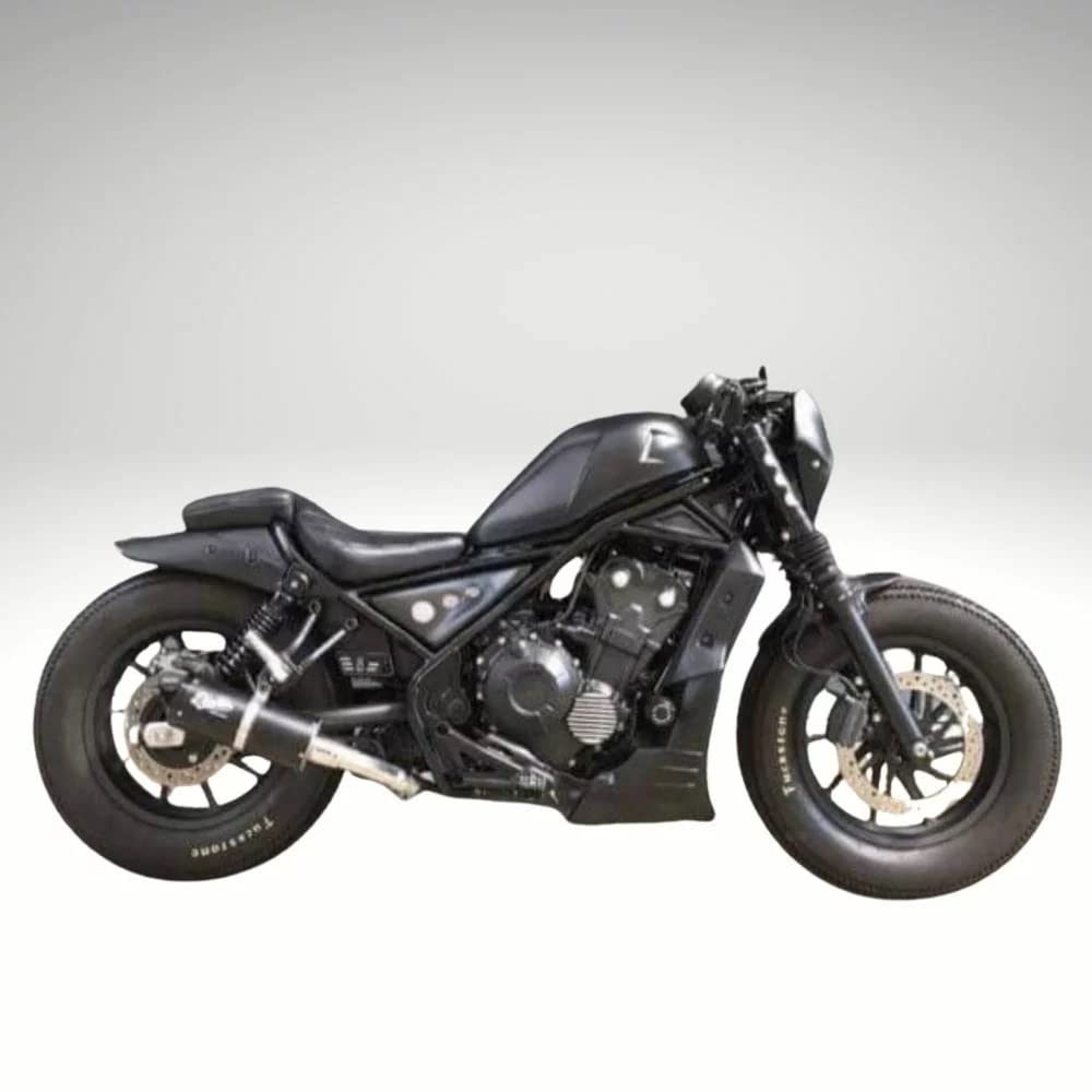Diabolus Compatible with Rebel until 2022 Muffler for Honda Rebel 250 Custom Works Super Bom Slip on For Honda Rebel - RB0079/Diablo 300/500