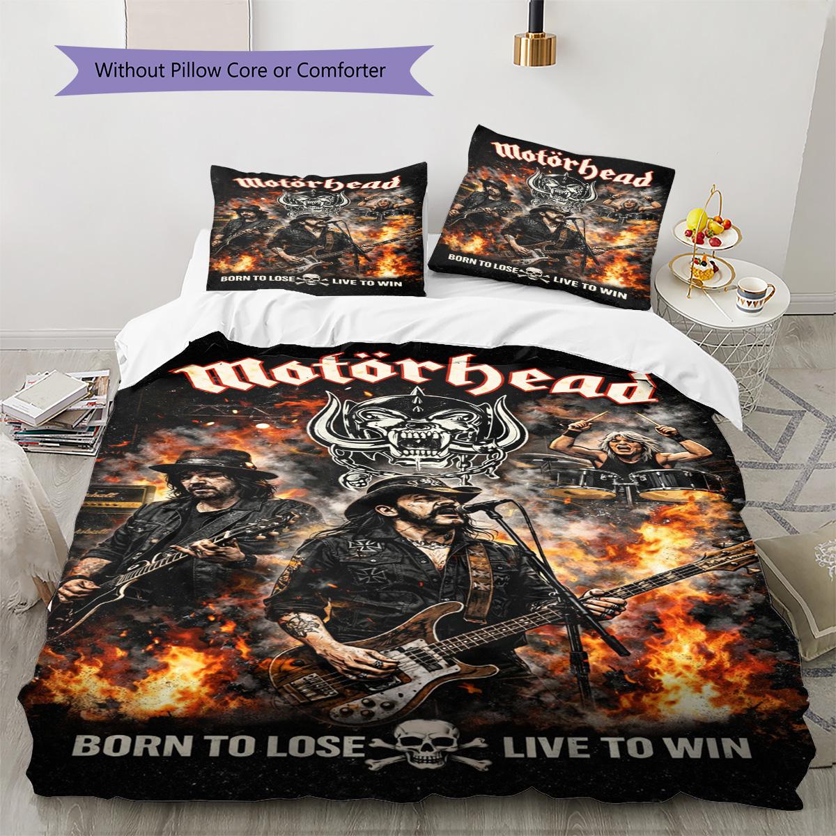 Motorhead Pattern Bedding Set Quilt Cover