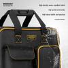 Large Portable Electrician Tool Bag - Thick, Multifunctional Canvas Storage