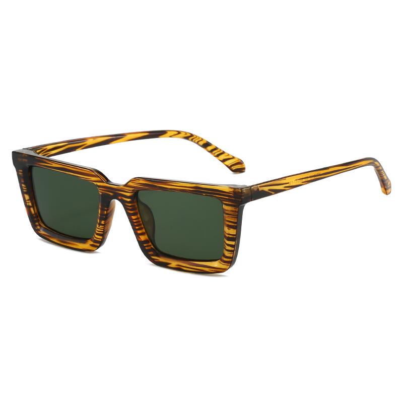Men's Vintage Style Rectangle Glasses Frame Sun Glasses Fashion Style Retro Style Sun Eyeglasses Luxury Design Brand Design UV400 Protection Shades