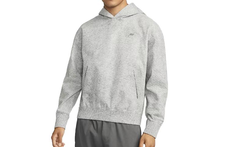 Nike Forward Sweatshirts Herren Grau Mit Kapuze Moderat Normal DX4303-077