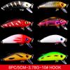 Angelköder Set Künstlicher Hartköder Bionischer Angelköder Minnow Köder Swimbait Crankbait Köder
