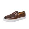 Trendy brand British style leather shoes men's summer 2025 new breathable versatile casual men's shoes loafers