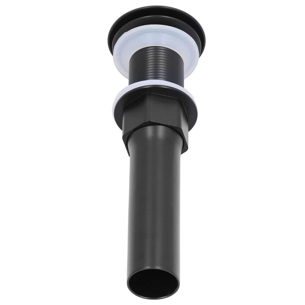 Round Popup Sink Drain Copper Stainless Steel Drain Stopper with Filter Basket Bathroom Accessory for Household