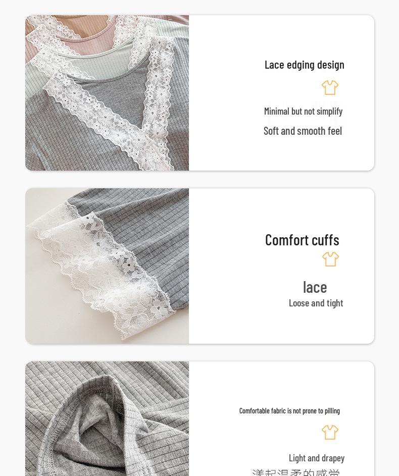 Lace Home Dress with Chest Pads, Women's Lazy Style Summer Nightgown, Sexy Loose Fit, Outdoor Wearable, Girly Flair