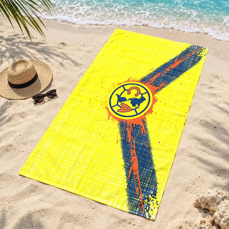 Club America Microfiber Beach Towel Quick Dry Sand Free Lightweight Beach Towels for Travel Swimming Camping