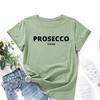 Cotton T-Shirt Short Sleeve Round Neck Women 2d Print Tops