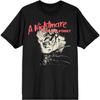 Nightmare On Elm Street Vintage Freddy Crew Neck Short Sleeve Men's Black T-shirt
