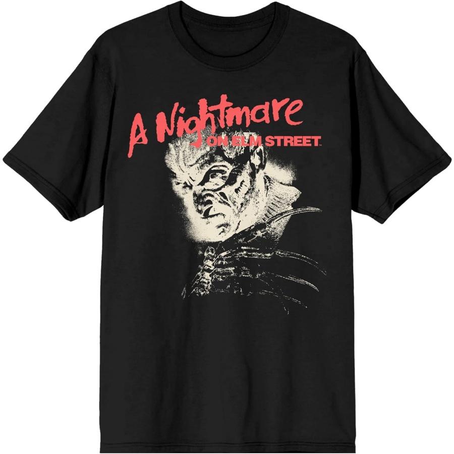 

Nightmare On Elm Street Vintage Freddy Crew Neck Short Sleeve Men s Black T-shirt XXXXXL чорний