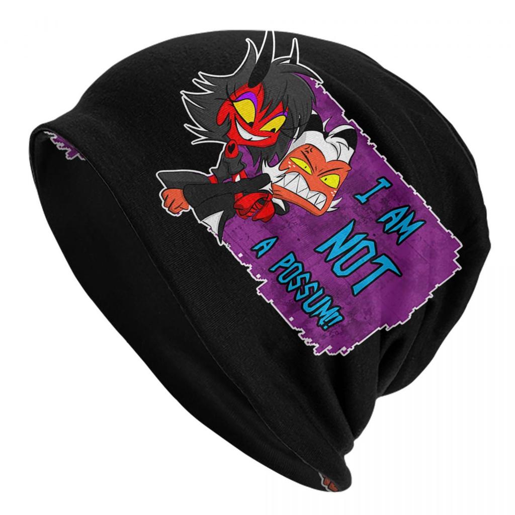 Loona Calling Caps Helluva Boss Anime Vintage Unisex Outdoor Skullies Beanies Hats Summer Warm Head Wrap Bonnet Hat