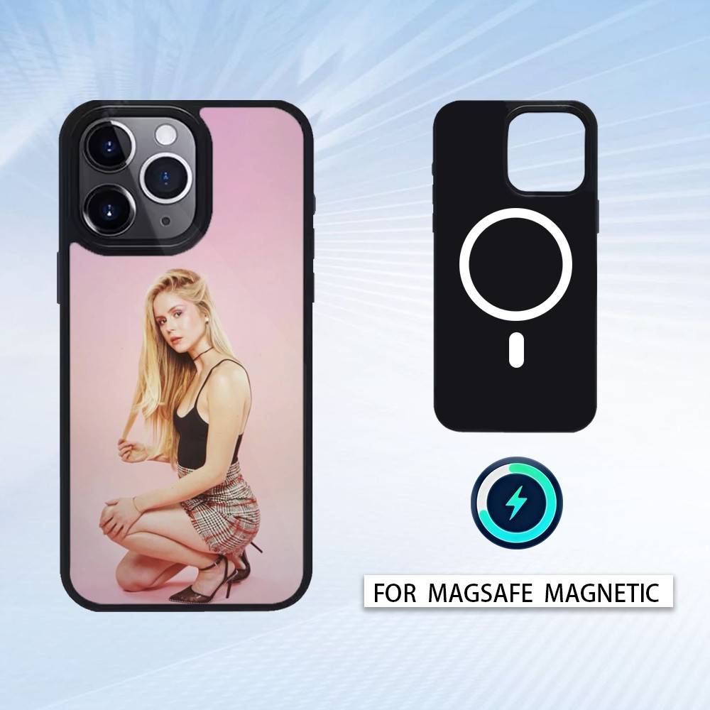 E-Erin Moriarty Phone Case Magnetic For iPhone17 16 15 14 13 12 Pro Max For Magsafe Wireless Charging Cover