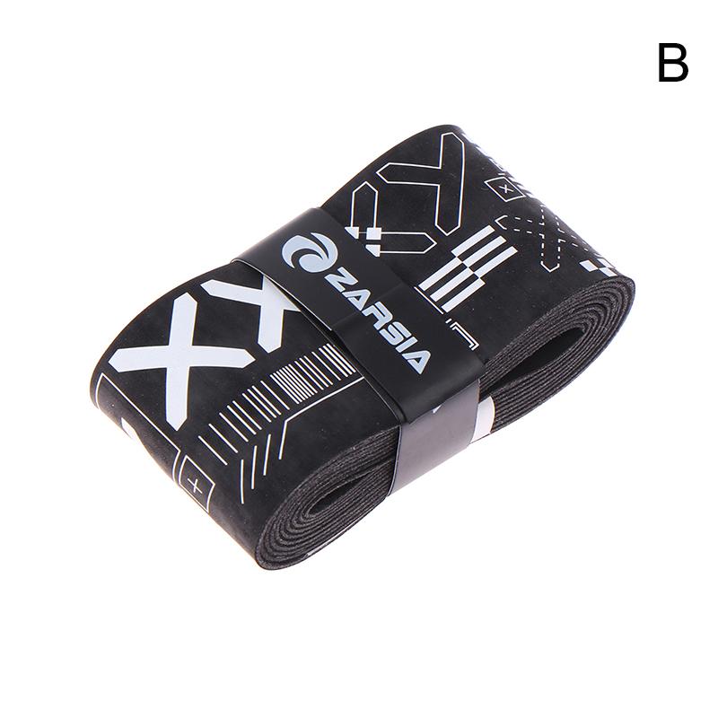 Tennis Badminton Racket Paddle Head Protection Tape Sticker Racket Overgrips Self-Adhesive Shock Absorption Non-Slip Grip Tape