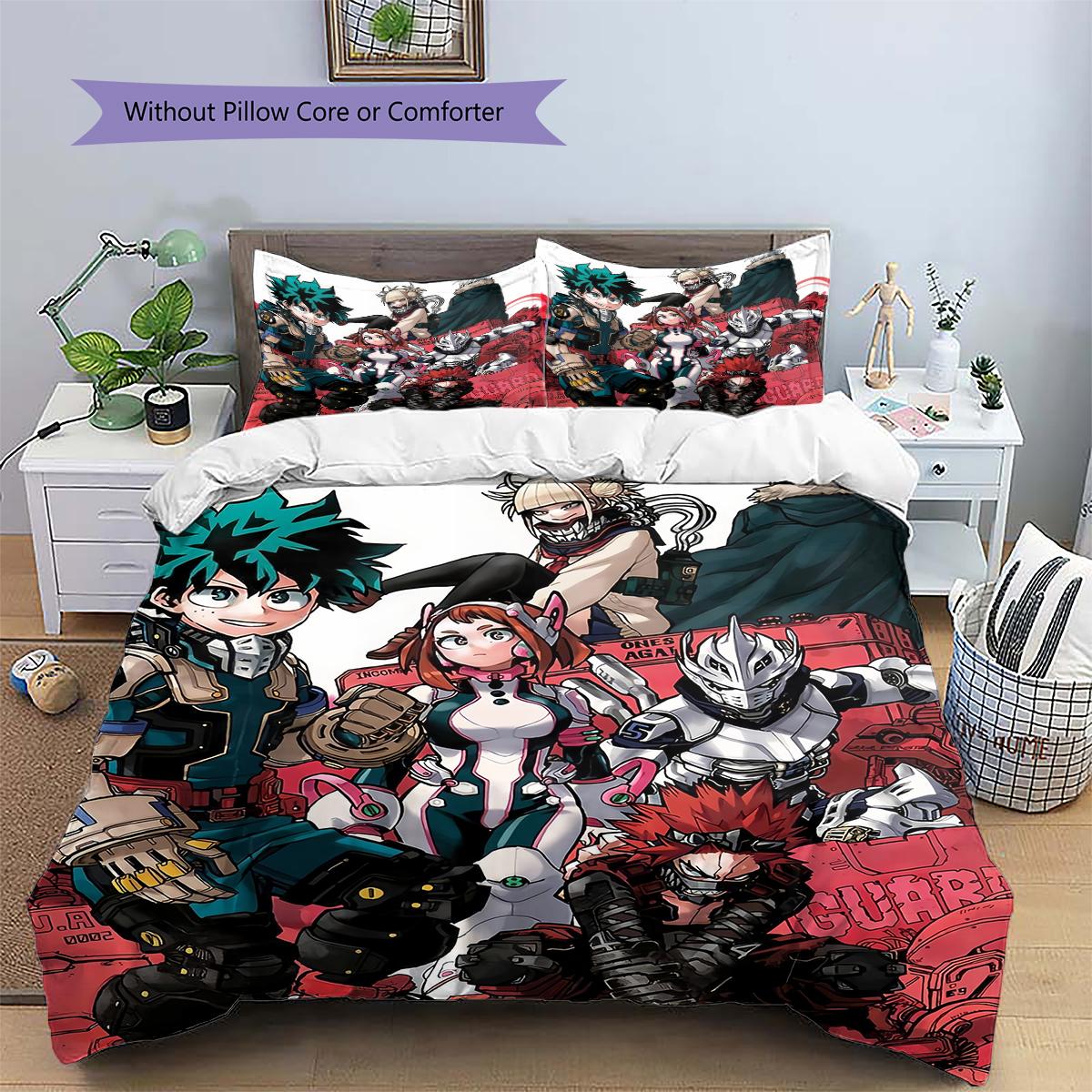 

My Hero Academia Poster Duvet Cover & Pillowcases, MHA Fan Bedroom Bedding, Perfect Gift.chl 135x200cm