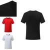 Men Women Plain T Shirts Cotton Comfortable Short Sleeves Crew Neck Top Tee