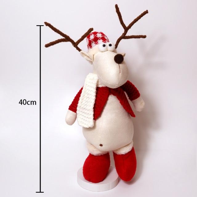 

Стоячая кукла с оленями, украшение для дома, веселые рождественские куклы, игрушки в виде лося, декор для рождественской елки, новогоднее украшение, подарки для детей
