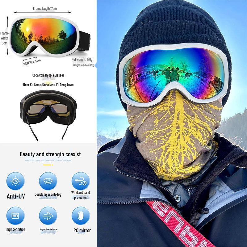 Herr- och damset 2025 för snowboard och skidåkning: Vindtät, Vattentät, Varm Snödräkt med Dragkedja och Professionella Skidbyxor