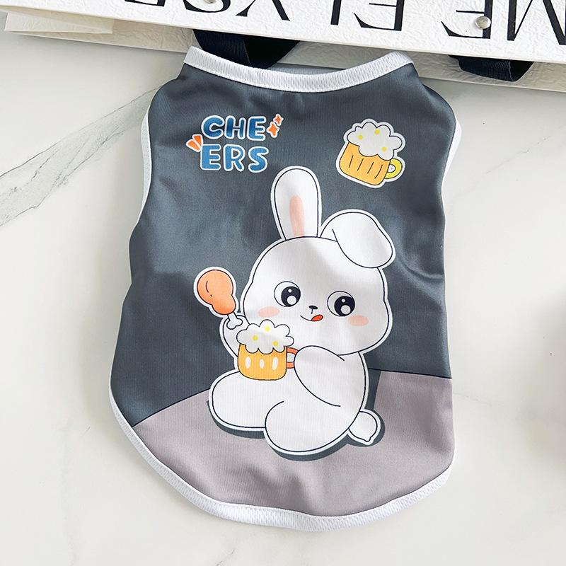 Summer Pet Dog Vest Lightweight Breathable Mesh Soft Fabric Adjustable Straps Easy to Wear Durable Design for Small Medium Large Dogs