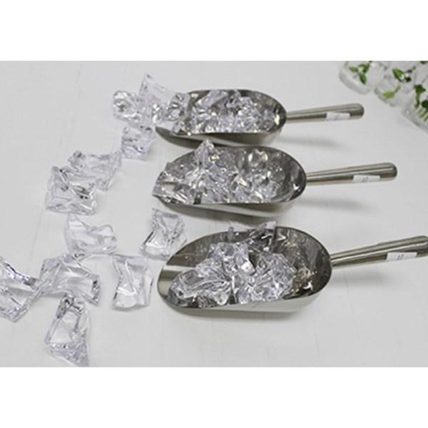 Horeka Stainless Steel Ice Scoop 360ml, 1 Piece, 1 Piece, Korean Popular Tableware