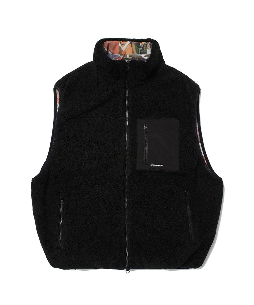 Wkndrs Big Foot Vest (Black)