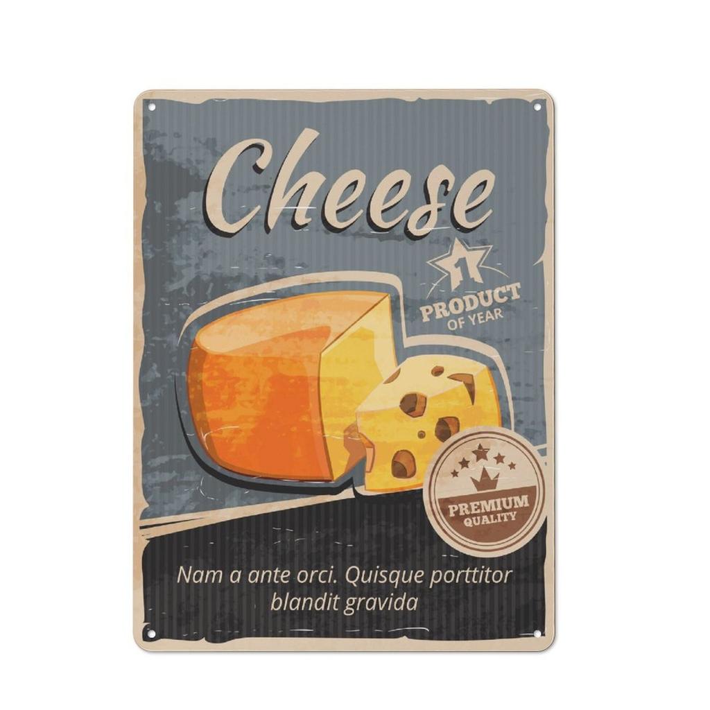 1Pc Vertical Metal Tin Wall Poster Decor 2030cm Or 3040cm Rustic Vintage Style For Home Bar Garage Kitchen