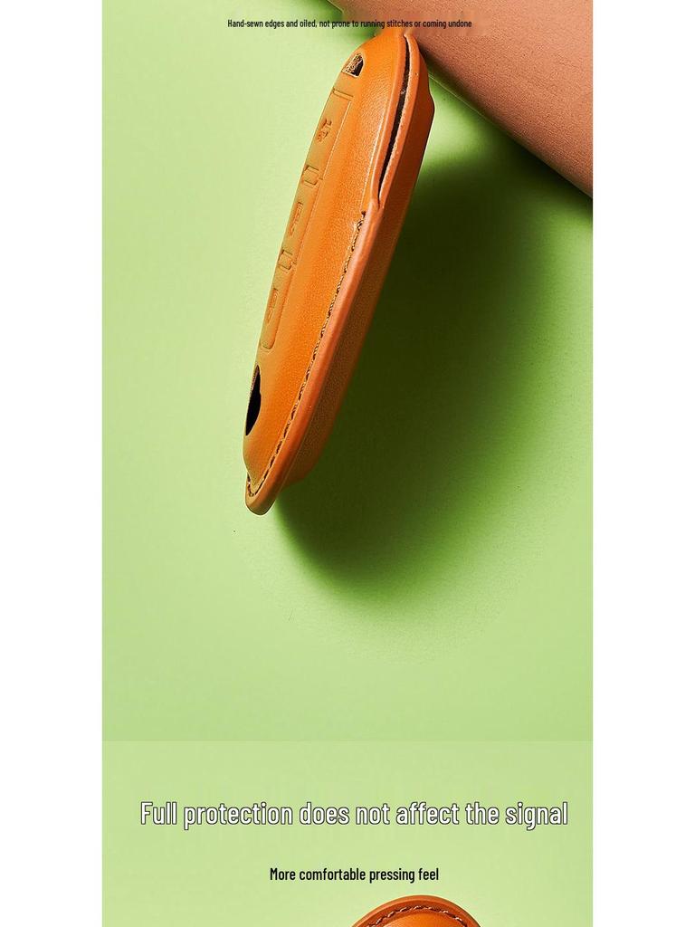 Skórzany Etui na Klucze ze Skóry Wyprawianej Roślinnie dla Nowego Kluczyka Samochodowego Sylphy Murano, Ręcznie Robiony Wzór Klamry dla Mężczyzn