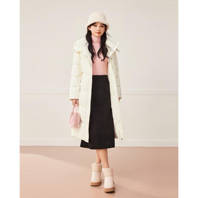 IEF 2024 Winter Fashion Slimming Long Down Jacket