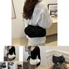 2024 New High-style Fashionable Lightweight Luxury Unique Shoulder Bag In Black And White