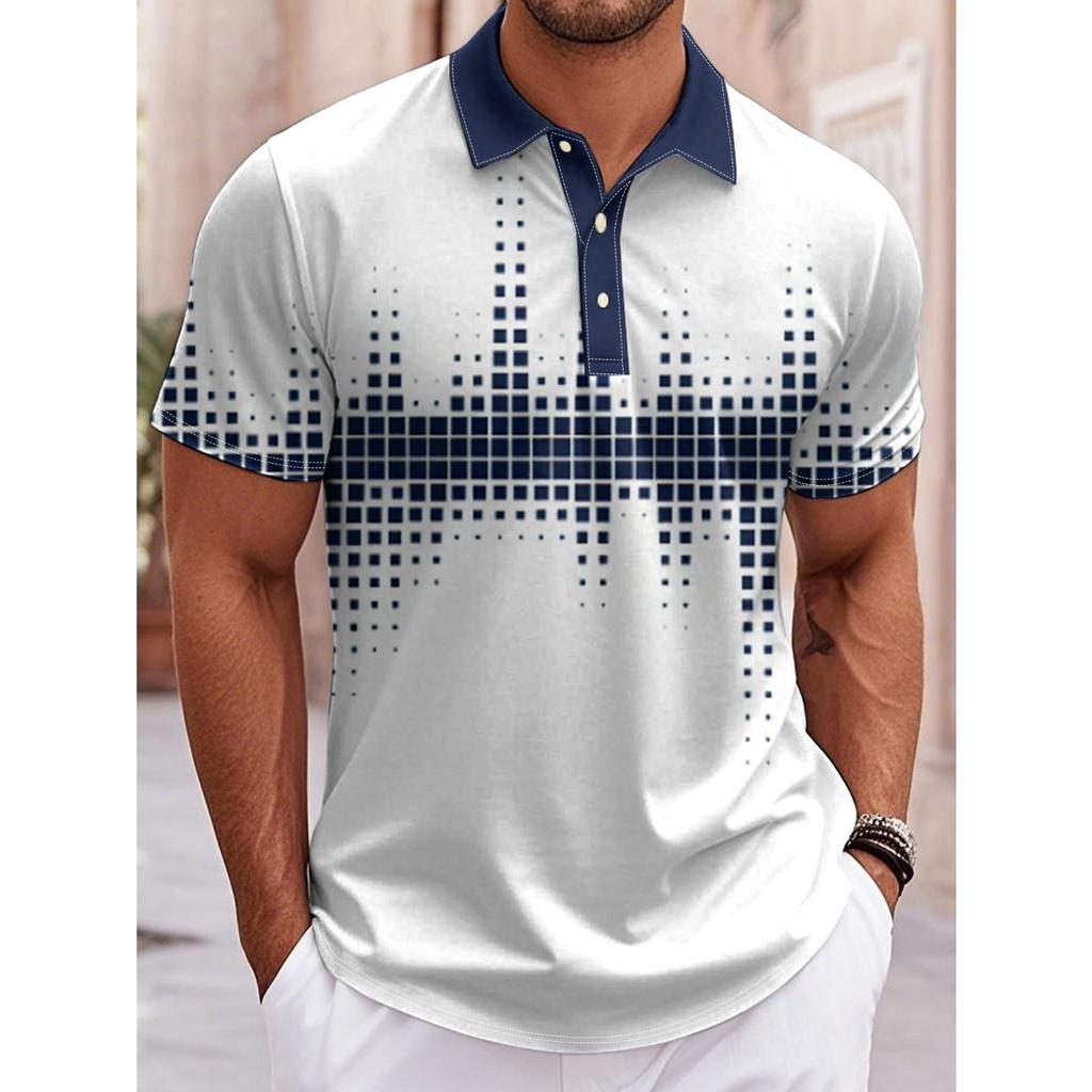 Men's Golf Polo Short Sleeve Polo Shirt Outdoor Business Casual Daily Streetwear Summe