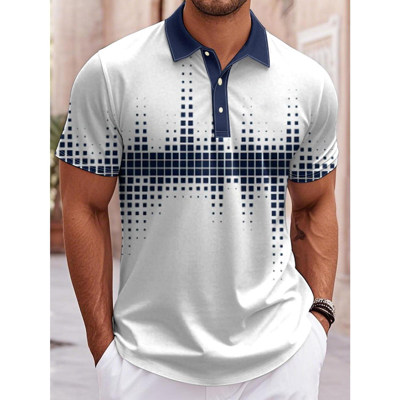 

Men s Golf Polo Short Sleeve Polo Shirt Outdoor Business Casual Daily Streetwear Summe S