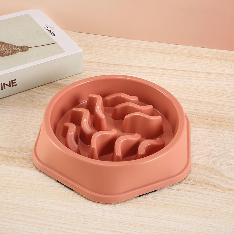 Ripple Slow Feeder Pet Bowl – Anti-Choke, Anti-Spill Design for Cats and Dogs