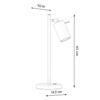 Lampa Biurkowa Mirax 1 Gu10 Biały Lumilo 10.119.90