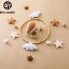 Air Balloon Baby Rattle Toys Wooden Mobile Musical Bed Bell Hanging Toy 0-12 Month Newborn Infant Crib Gift Holder Brackets
