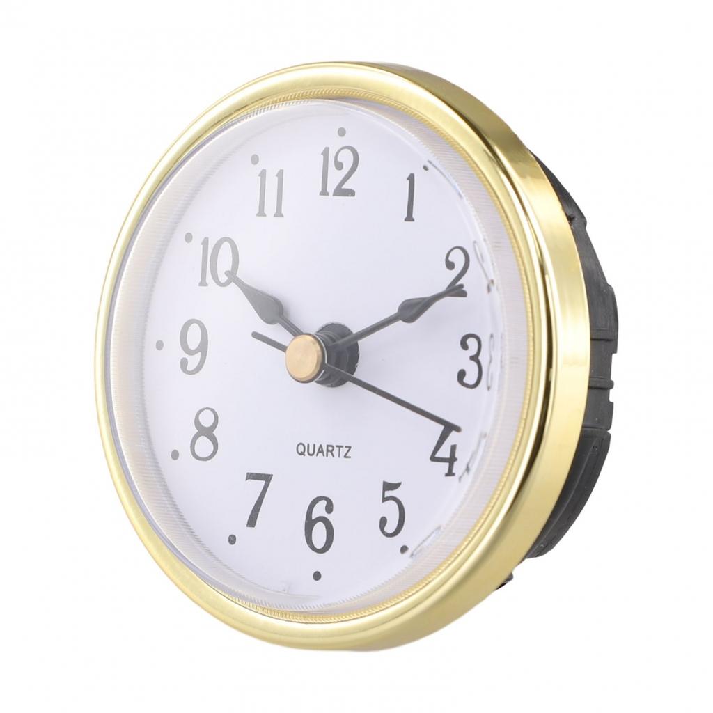 65MM Quartz Clock Inserts Gold Arabic Numbers Precise