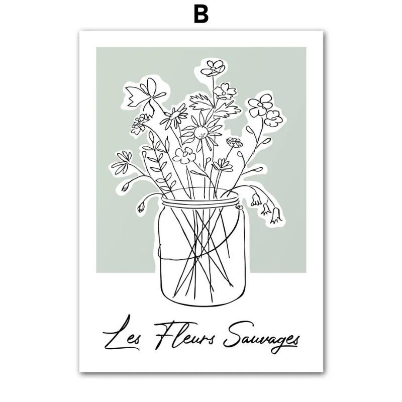 

Abstract Nordic Rose Daisy Rainbow Sun Geometry Shapes Wall Art Posters Prints Canvas Painting Pictures For Living Room Decor 21cm×30cm NoFrame