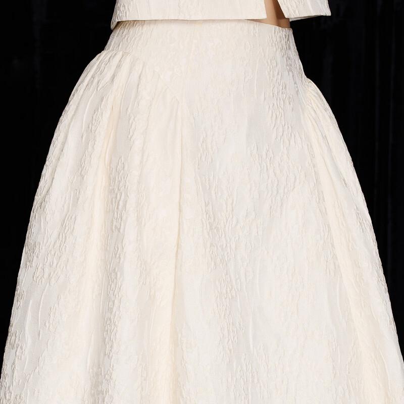 Lanzhi Lantingxu New Chinese Jacquard A-Line Skirt
