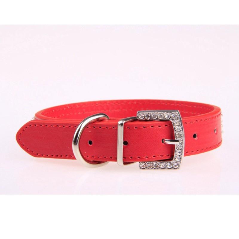 Fashion Rhinestone Dog Collar Adjustable Pet Neck Strap Small Medium Large Dogs