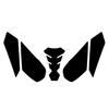 World Walk G2 Protection Tank Pad for Kawasaki Ninja KRT ZX25R/SE/SE (g2-59 Black)