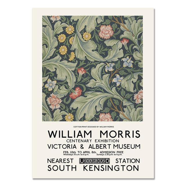 

Уильям Моррис Холст Картина Музей Выставка Плакат Галерея Современное Настенное Искусство Ретро Цветочные Картины для Гостиной Домашний Декор 21cm×30cm NoFrame