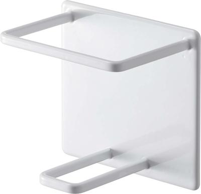 Yamazaki Magnetische Badezimmer-Tube Flasche x x Schwebendes Badezimmer 5503 & Halter, Mittel, Weiß, Ca.. B8,6 T6,1 H8cm, Turm, Aufbewahrung, Aufbewahrung,