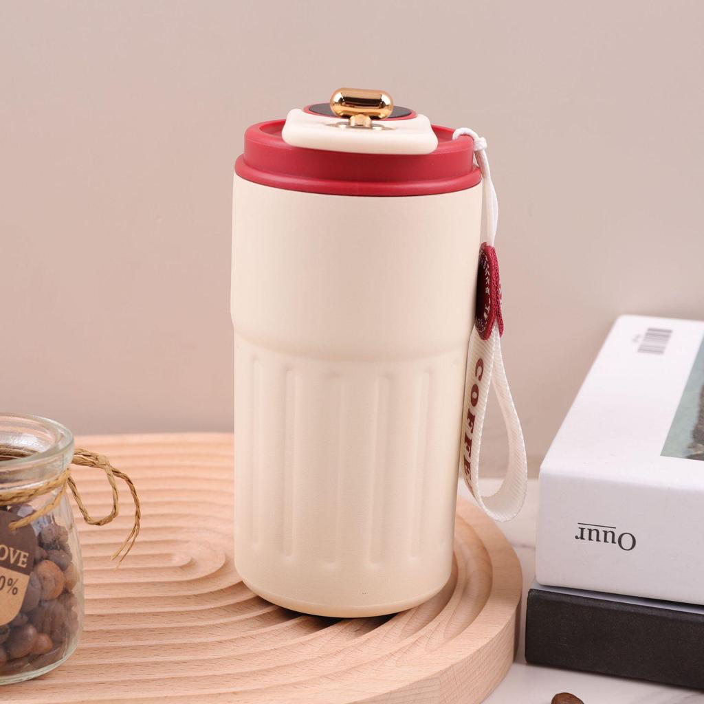 Portable 316 Stainless Steel Insulated Coffee Cup with Smart Temperature Display