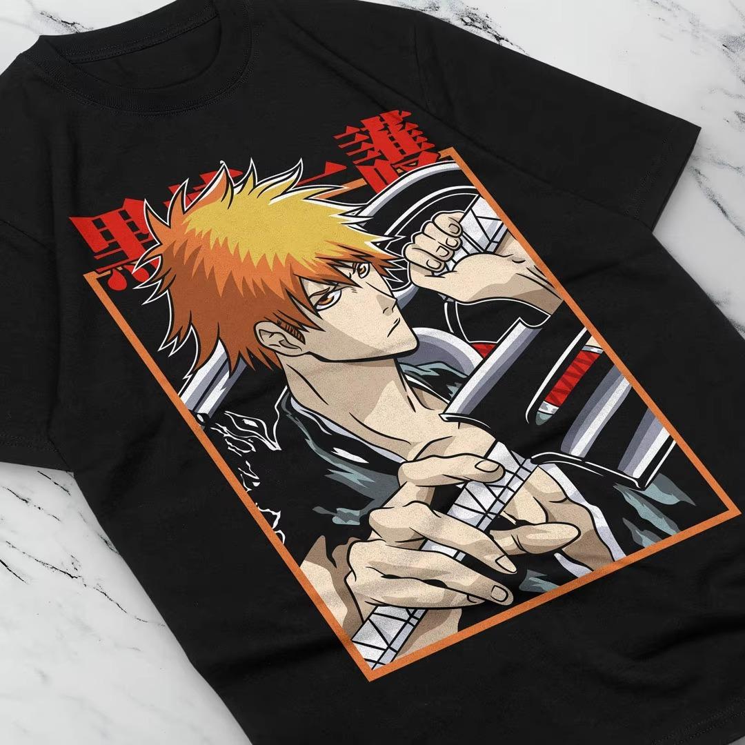 

Jujutsu Kaisen Bleach Ichigo Kurosaki Printed Tshirt Unisexs and Womens Tshirt Unisexs Top Sports Tshirt Unisexs Tshirt 2026 New S
