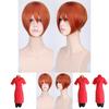 Exquisites rotes Gintama Kagura Cosplay Kostüm Uniform Kleid und Hosen Set für Anime-Fans