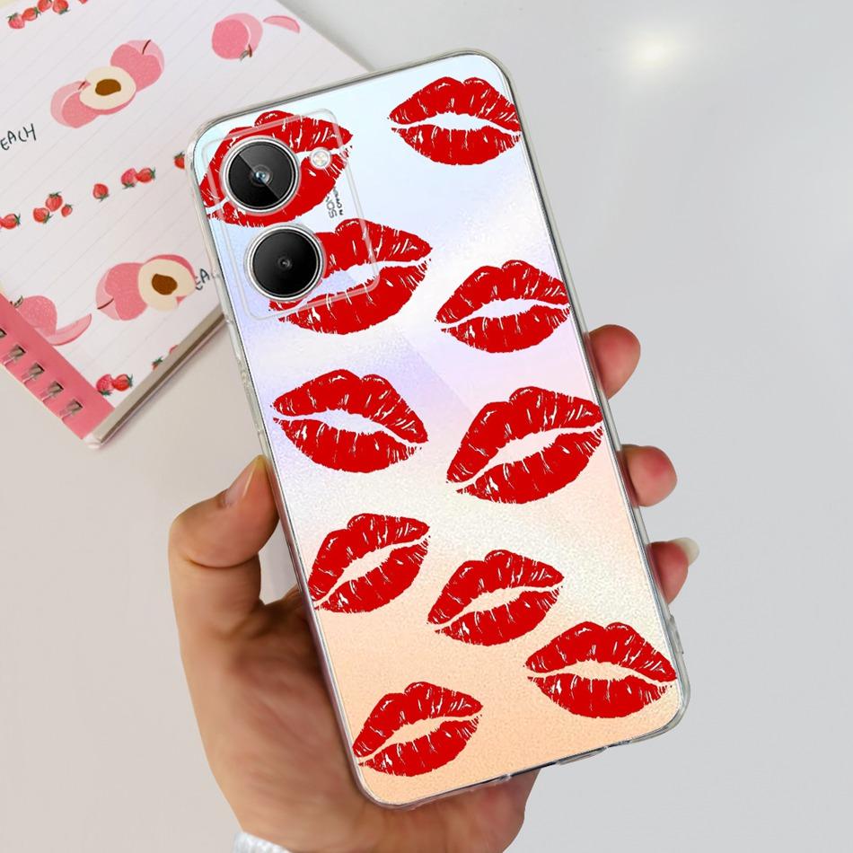 Cute Flower Cat Painted Case For Realme 10 / Realme 10 Pro / Realme 10 Pro+ Soft Silicone TPU Cover For Realme10 4G 10Pro Plus
